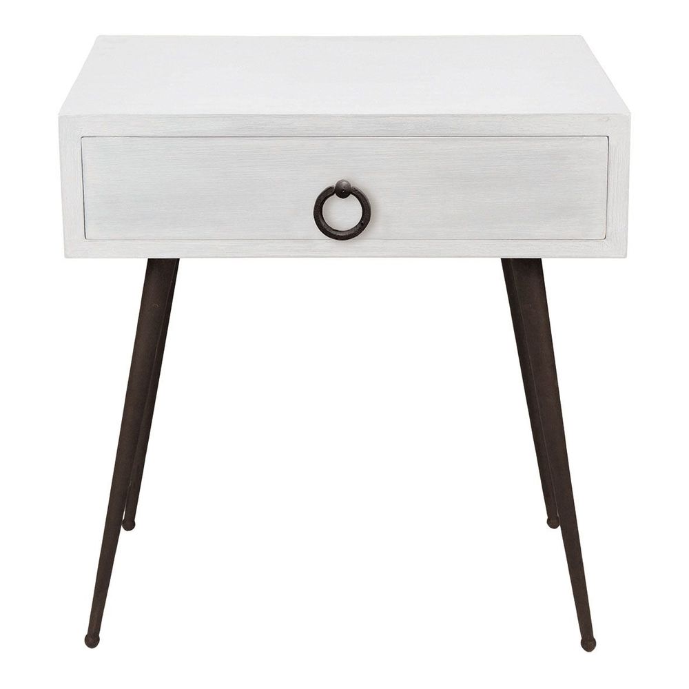 Tables de nuit - Chevet LOLA blanc - BLANC D'IVOIRE
