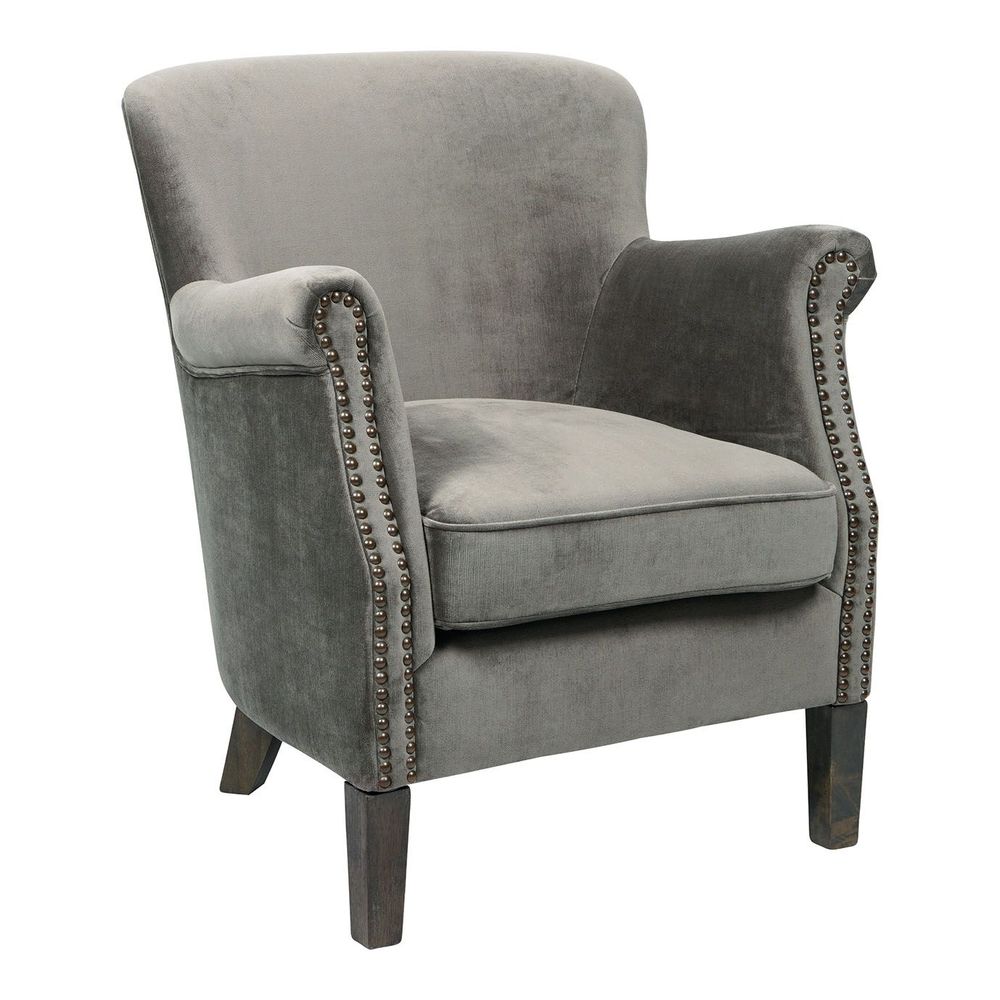 Armchairs - CLAUDE armchair dark gray - BLANC D'IVOIRE