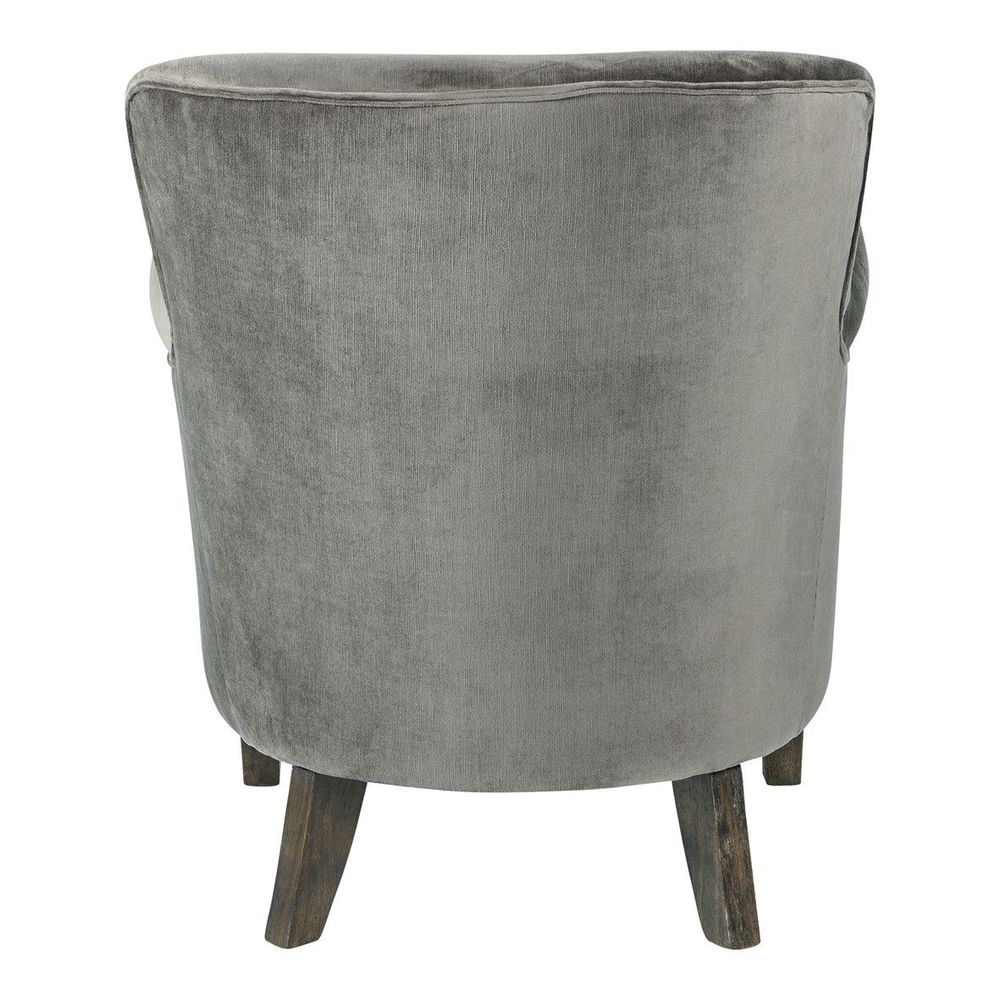 Armchairs - CLAUDE armchair dark gray - BLANC D'IVOIRE