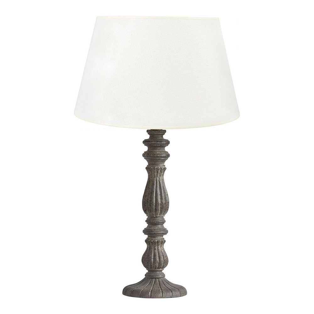 Lampes à poser - Pied de lampe DARCY - BLANC D'IVOIRE