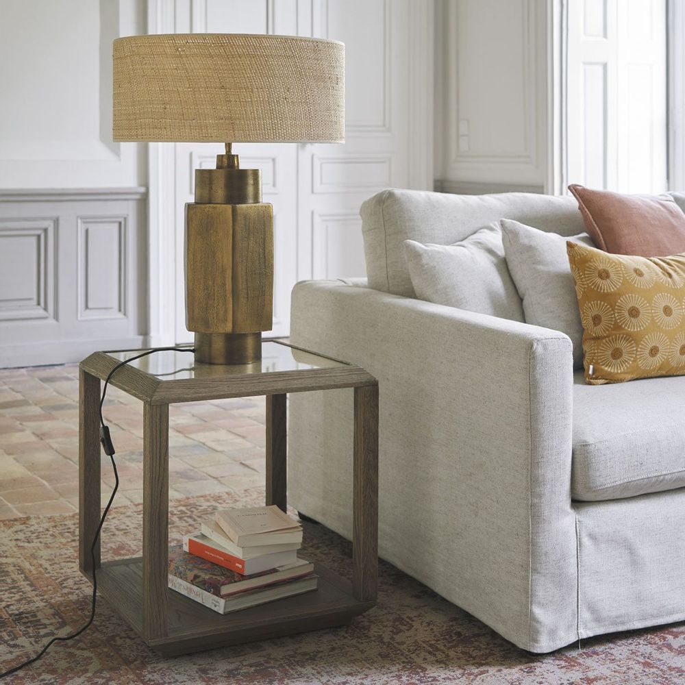 Table lamps - RUNA lamp base - BLANC D'IVOIRE