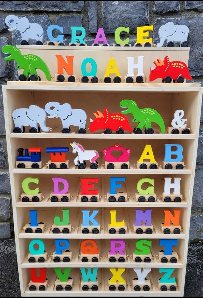 Children's decorative items - Ryantown Colored Name Train Starter Pack - RYAN TOWN TOYS & GIFTS LTD