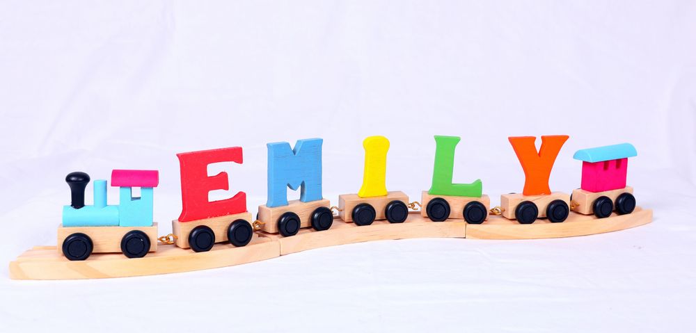 Children's decorative items - Ryantown Colored Name Train Starter Pack - RYAN TOWN TOYS & GIFTS LTD