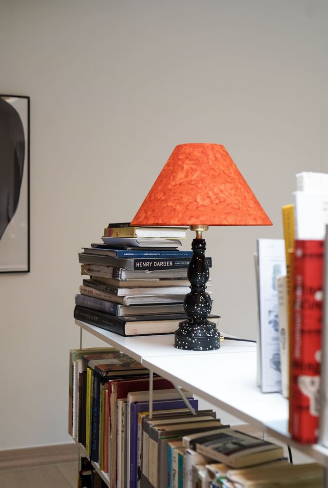 Lampes de table - HUIT Lamp - fabric shade - KOLLAGE BY LOWLIT