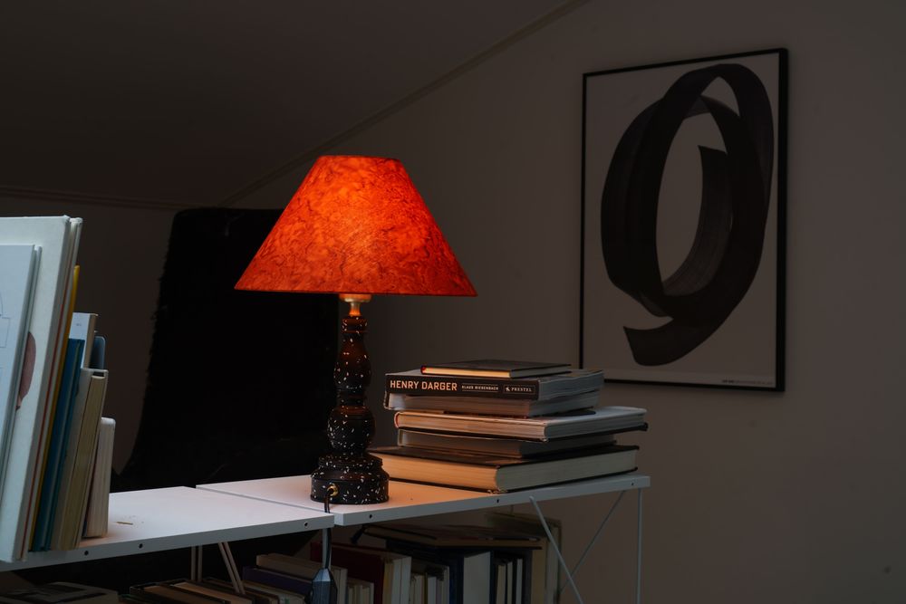Lampes de table - HUIT Lamp - fabric shade - KOLLAGE BY LOWLIT