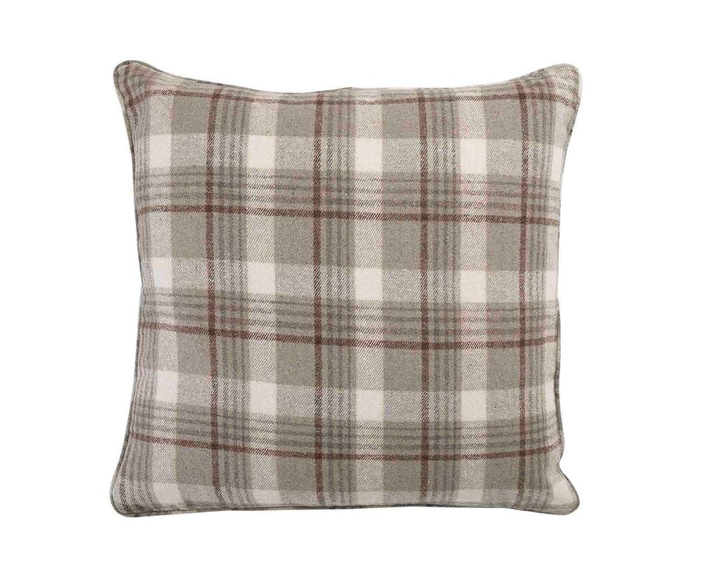 Cushions - AX74044 Check Cushion Toulouse 50X50Cm - ANDREA HOUSE