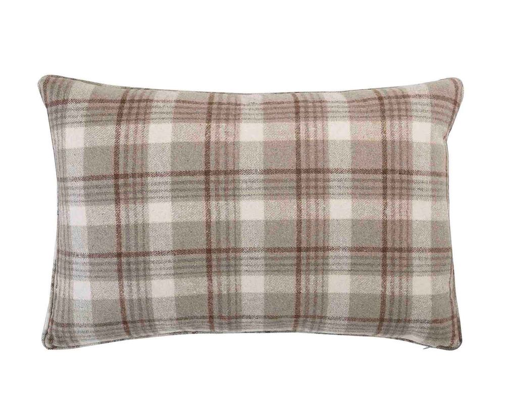 Cushions - AX74045 Check Cushion Toulouse 40X60Cm - ANDREA HOUSE