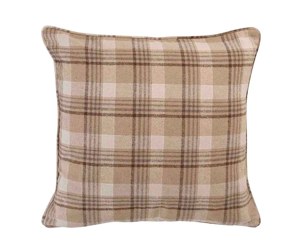 Cushions - AX74046 Check Cushion Marselles 50X50Cm - ANDREA HOUSE
