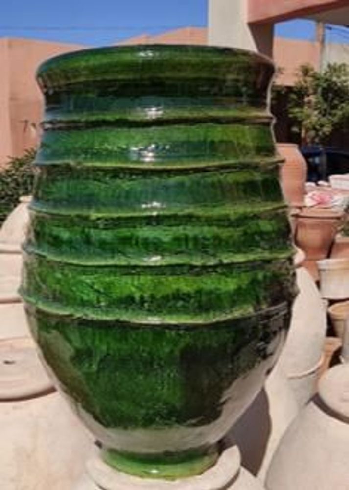 Pots de fleurs - Vase Tamegroute - MAISON ASHOOSH