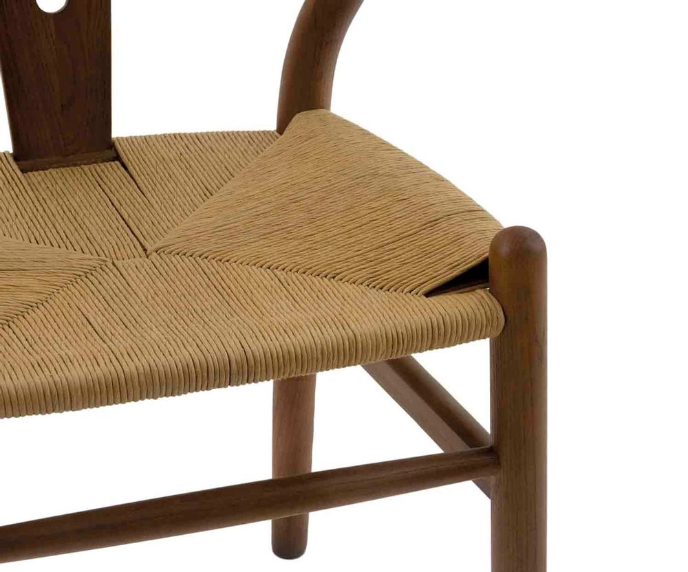 Fauteuils - MU74023 Chaise Salma en orme foncé 49 x 42 x 78 cm - ANDREA HOUSE
