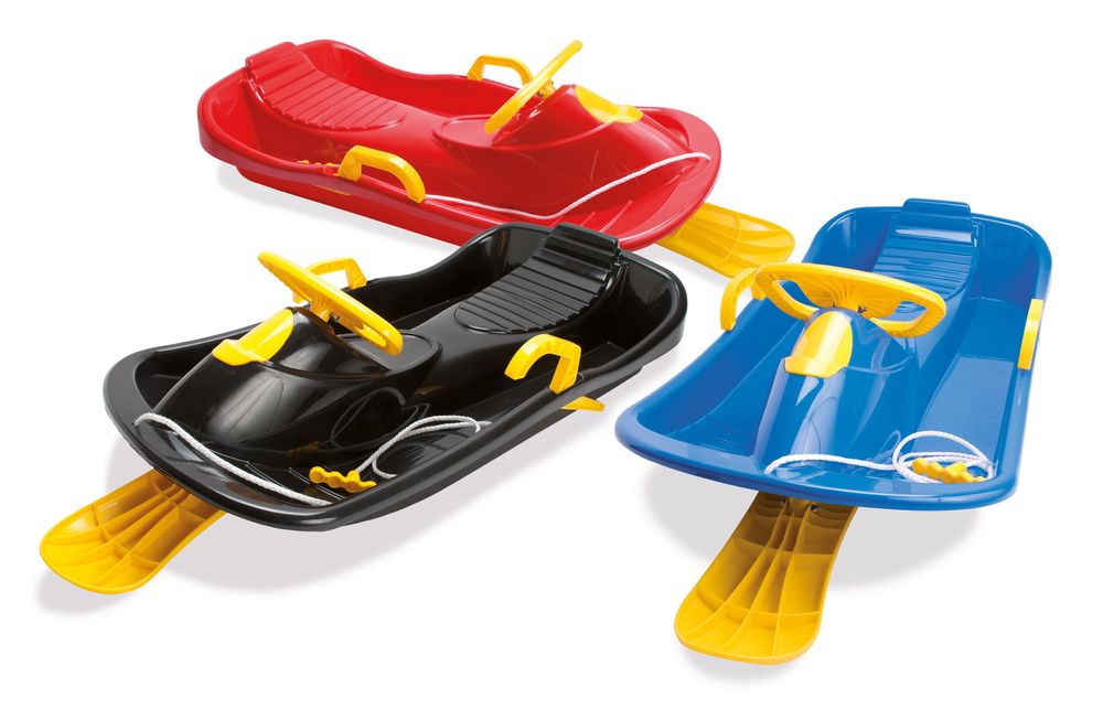 Jouets enfants - DT - Classic - Luge avec volant et freins - DANTOY