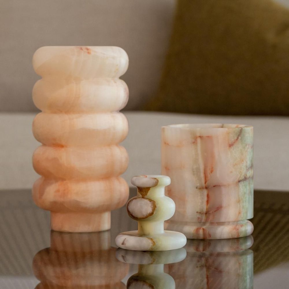 Decorative objects - High Bowl Rive, Vase Veli and Low Bowl Beigne - ZACONI