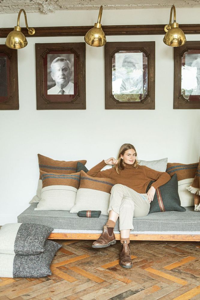 Plaids - The Highland Stripe plaid, couverture et coussins - LIBECO HOME