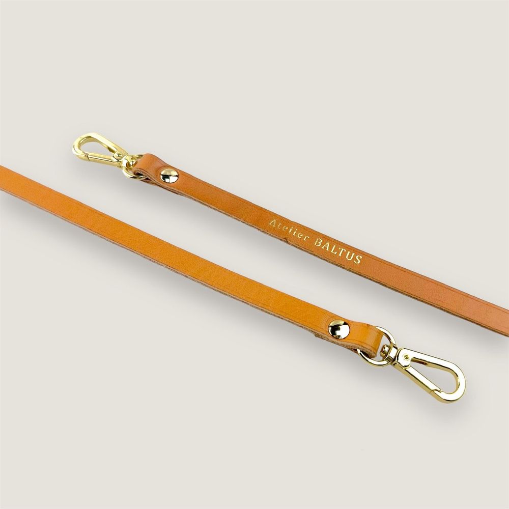 Leather goods - Double snap hook link, practical keychain - ATELIER BALTUS