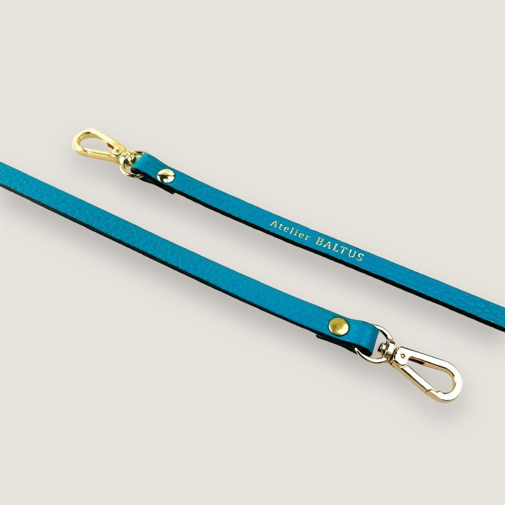 Leather goods - Double snap hook link, practical keychain - ATELIER BALTUS