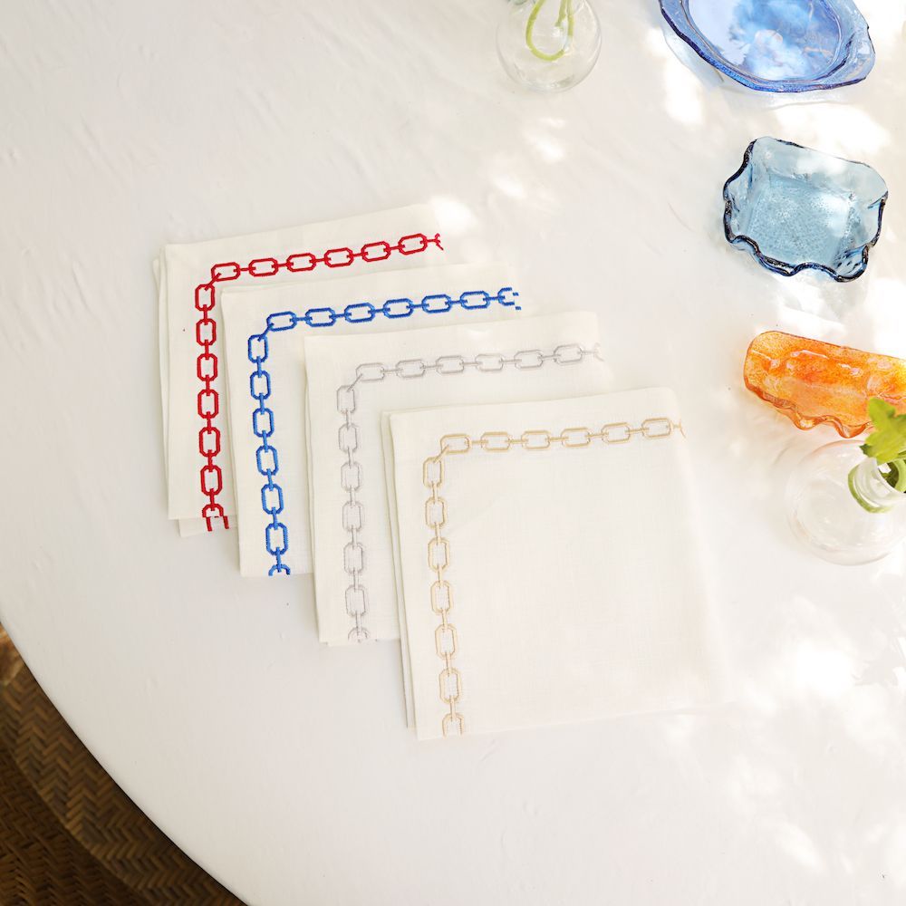 Napkins - Chain Napkin set of 2 - HYA CONCEPT STORE