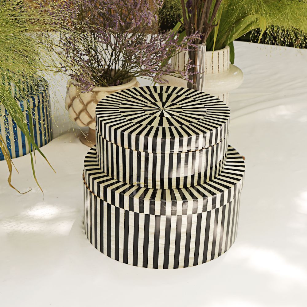 Coffrets et boîtes - Petite boîte en bois en nacre - HYA CONCEPT STORE
