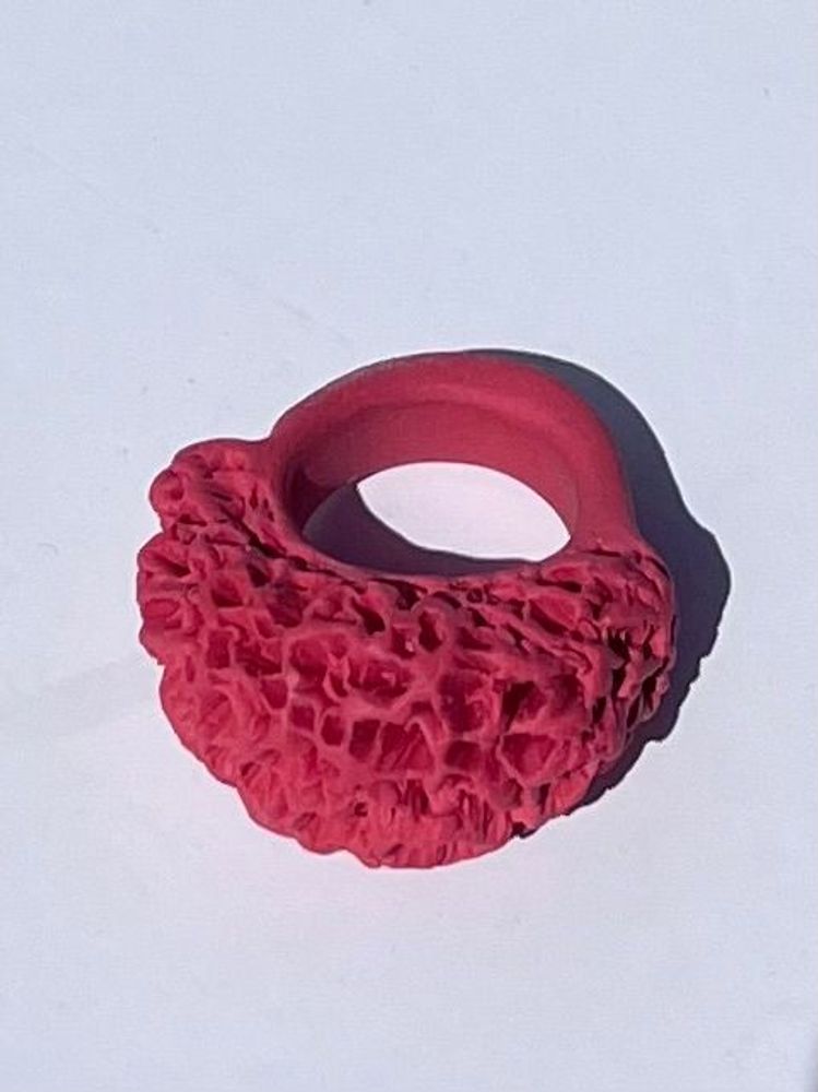 Bijoux - PORCELAN BAGUE CORAIL - CLAYMOSS