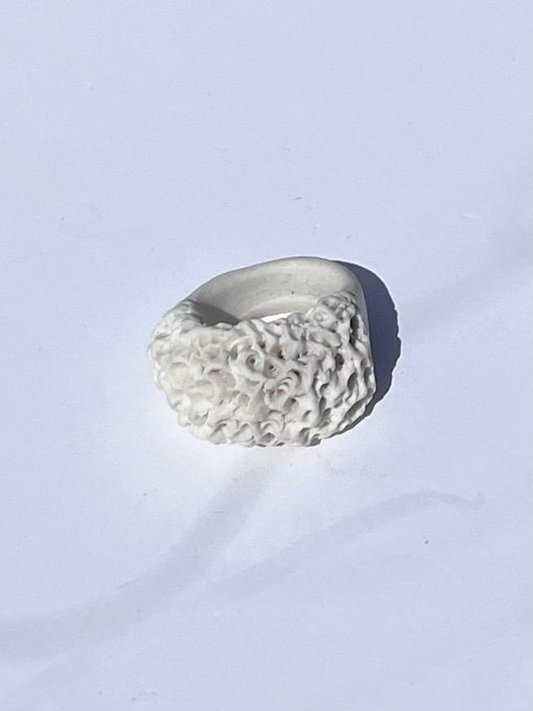 Bijoux - PORCELAN BAGUE CORAIL - CLAYMOSS