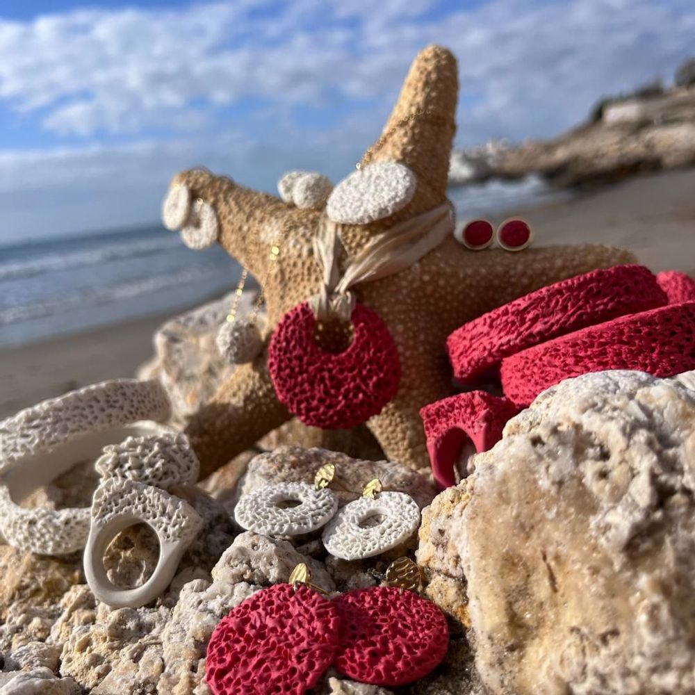 Bijoux - PORCELAN BAGUE CORAIL - CLAYMOSS