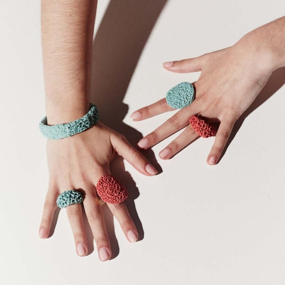 Bijoux - PORCELAN BAGUE CORAIL - CLAYMOSS