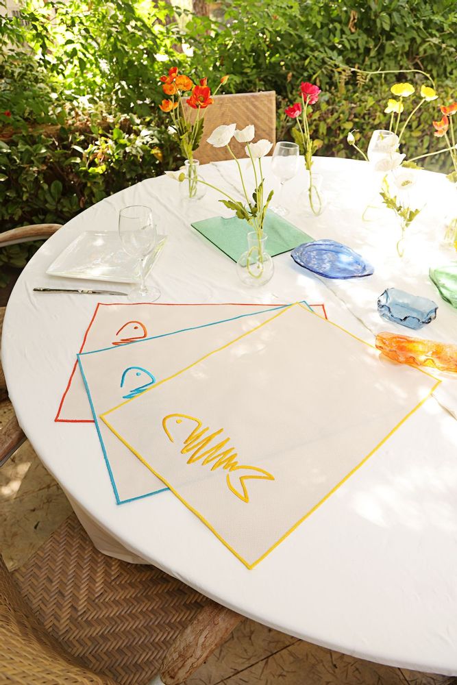 Placemats - Fish Placemat set of 2 - HYA CONCEPT STORE