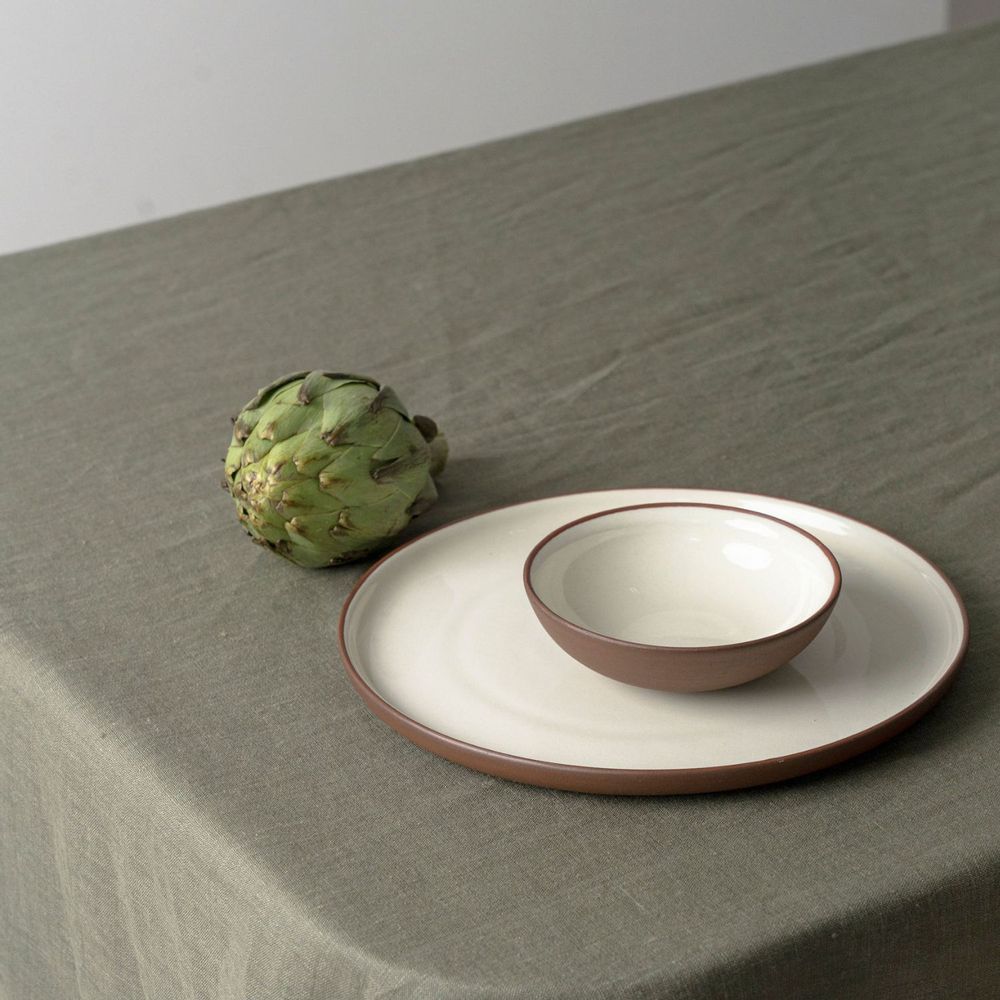 Everyday plates - Big plate · Earth RAW - VAIDAVA CERAMICS