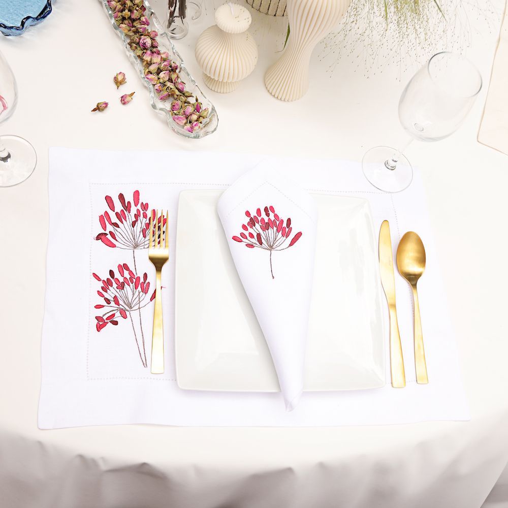 Placemats - Bois de Rose Lilas Placemat set of 2 - HYA CONCEPT STORE
