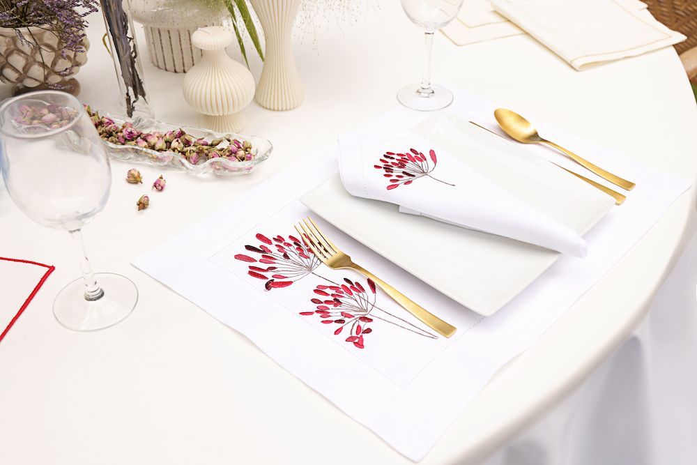 Placemats - Bois de Rose Lilas Placemat set of 2 - HYA CONCEPT STORE
