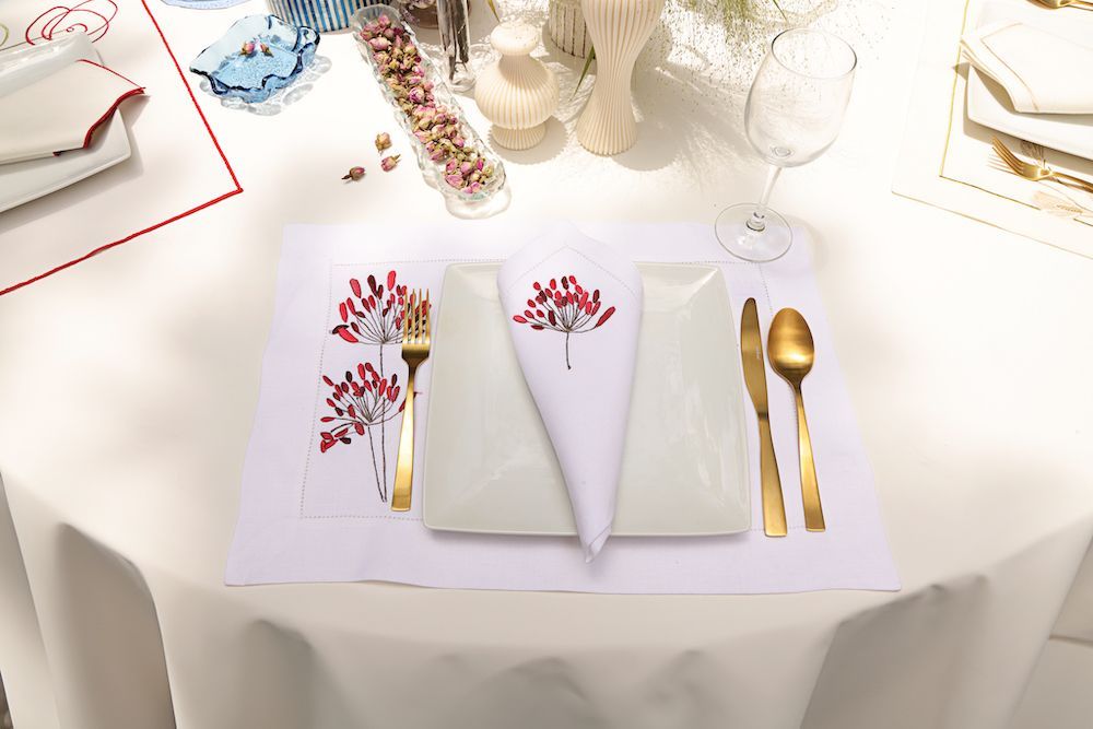 Placemats - Bois de Rose Lilas Placemat set of 2 - HYA CONCEPT STORE