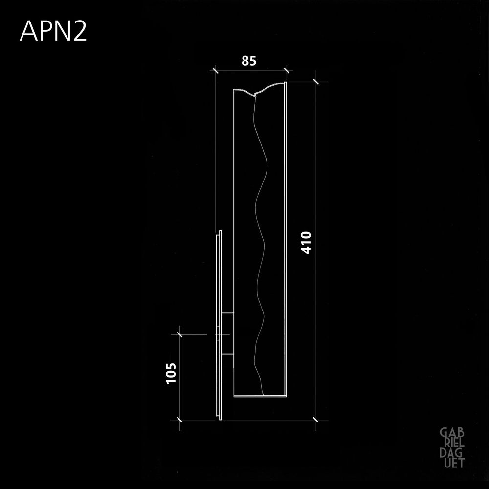 Wall lamps - APN2 wall lamp - GABRIEL DAGUET LUMINAIRES