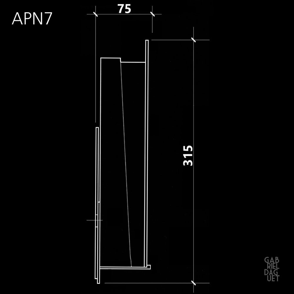 Wall lamps - APN7 wall lamp - GABRIEL DAGUET LUMINAIRES
