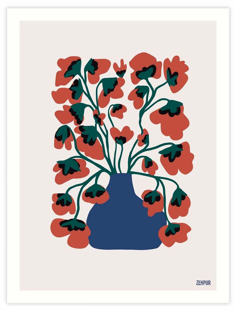 Poster - Poppy poster | graphic - ZEHPUR