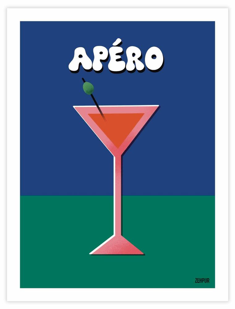 Affiches - Affiche apéro | boisson - ZEHPUR