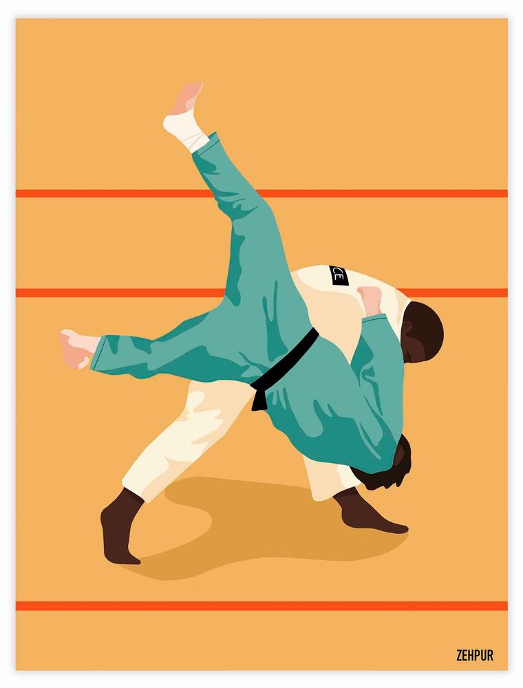 Affiches - Affiche judo | sport - ZEHPUR