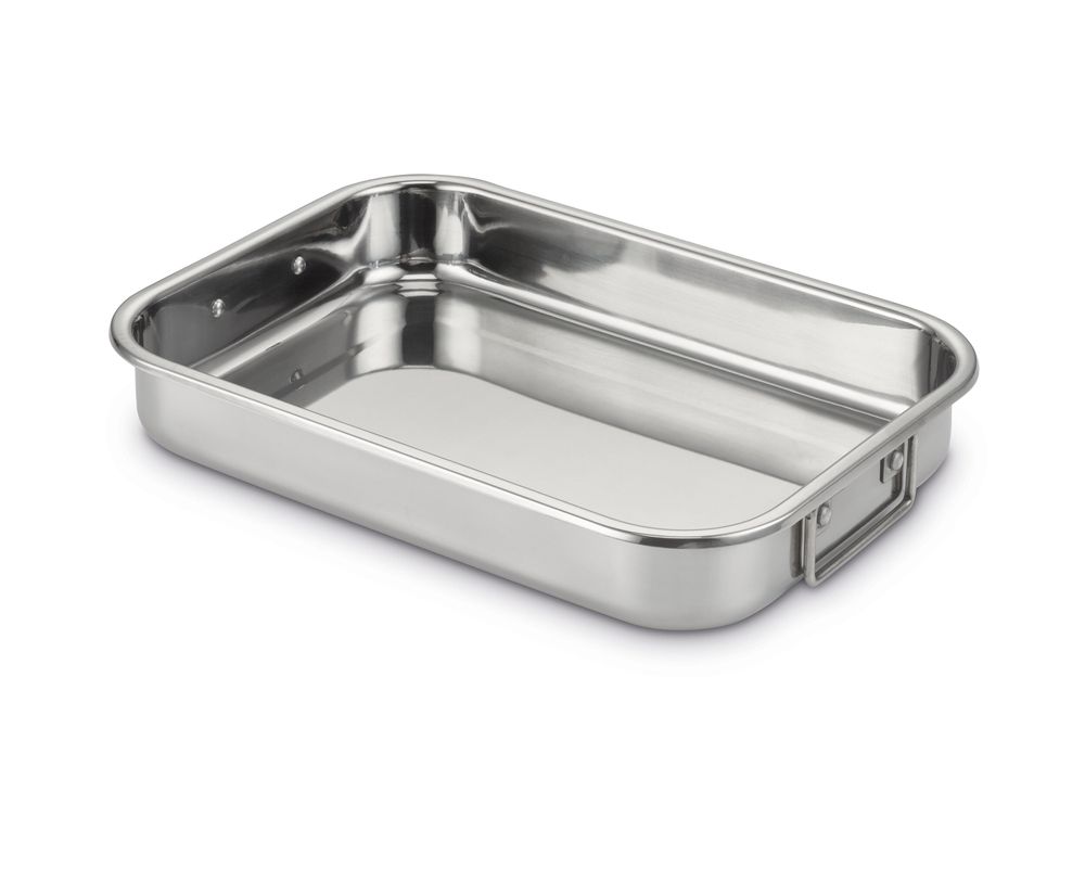 Ustensiles de cuisine - Plat à four inox 36.5 x 26.3 cm - BEKA