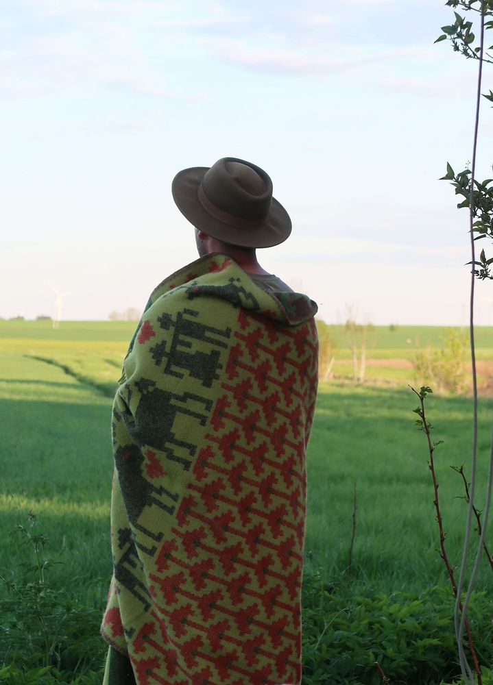 Plaids - FASTFOLK EVELINA&EWALD, WOOLBLANKET, 130x220cm - ÖJBRO VANTFABRIK