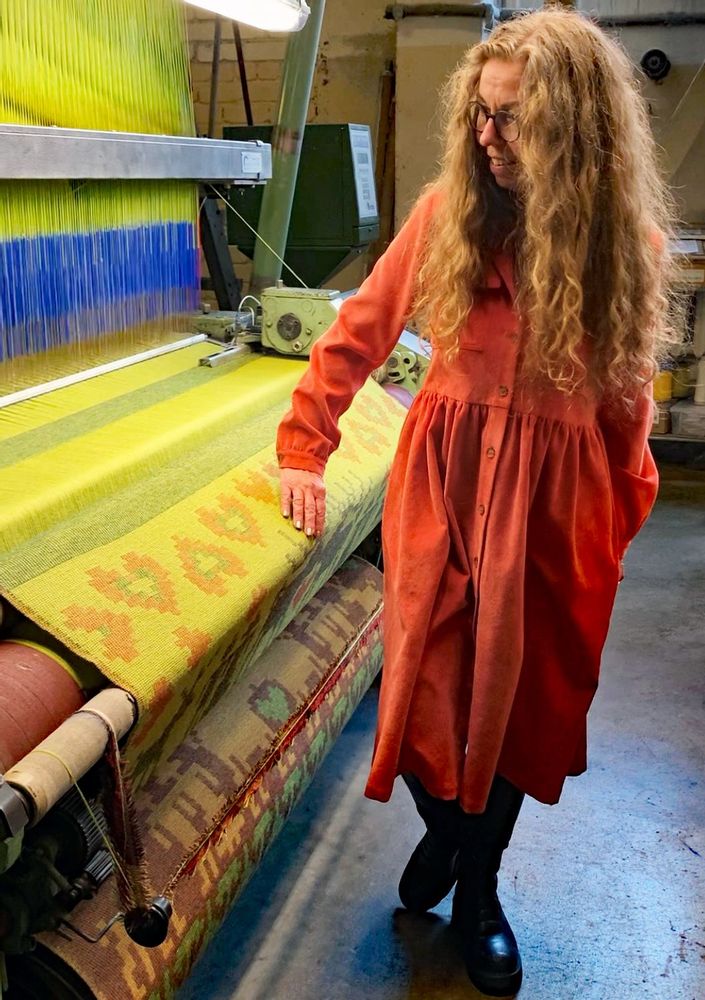 Plaids - FASTFOLK EVELINA&EWALD, WOOLBLANKET, 130x220cm - ÖJBRO VANTFABRIK