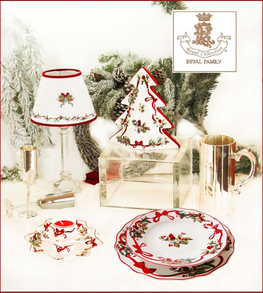 Everyday plates - Christmass dinner set - ROYAL FAMILY SRL