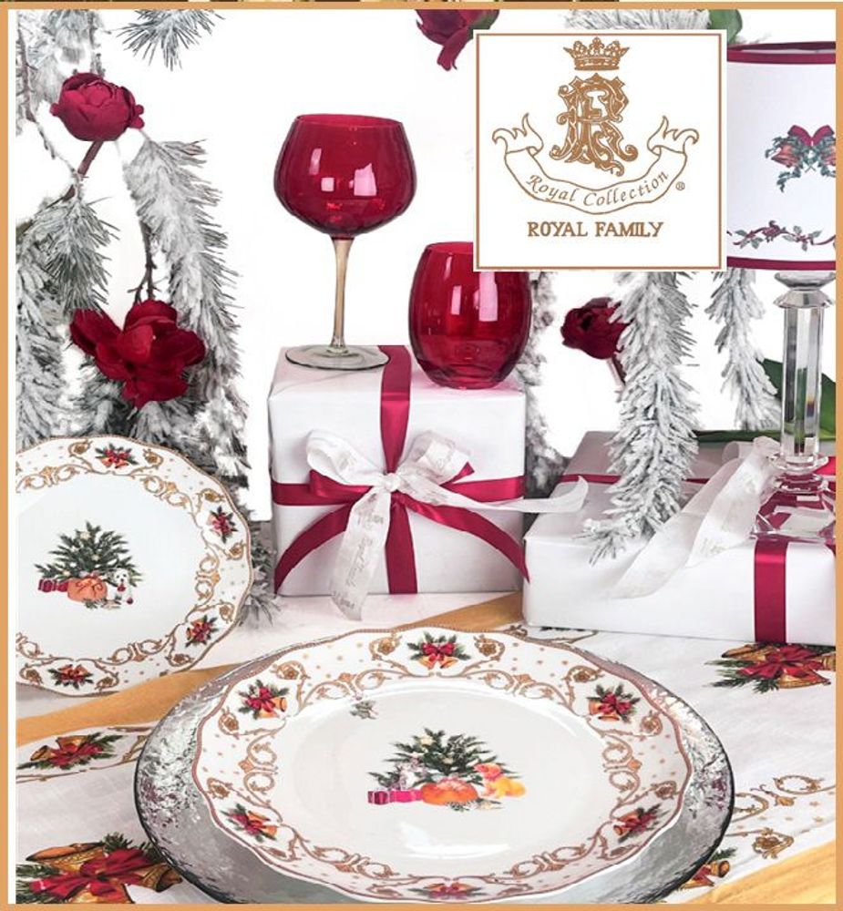 Everyday plates - Christmass dinner set - ROYAL FAMILY SRL