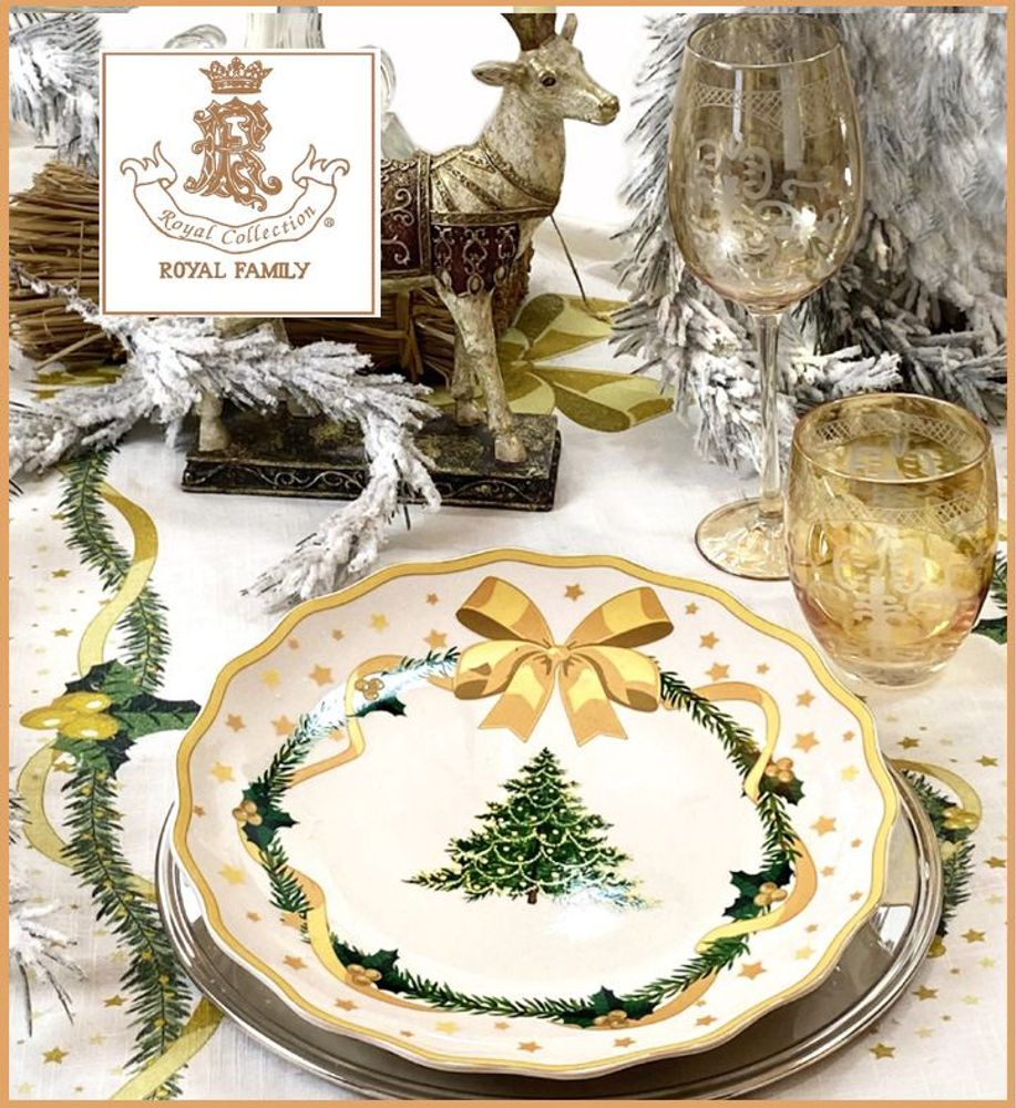 Everyday plates - Christmass dinner set - ROYAL FAMILY SRL