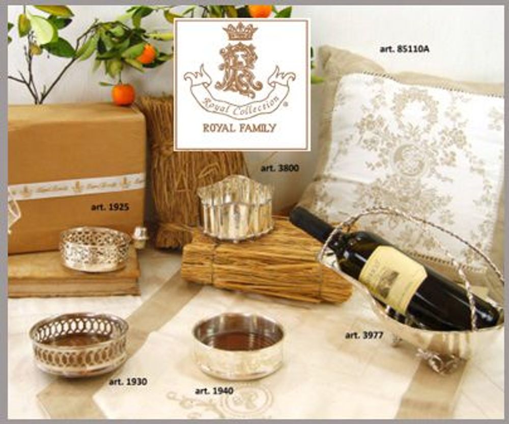 Bowls - Sheffield silver bucket and flutes - ROYAL FAMILY SRL