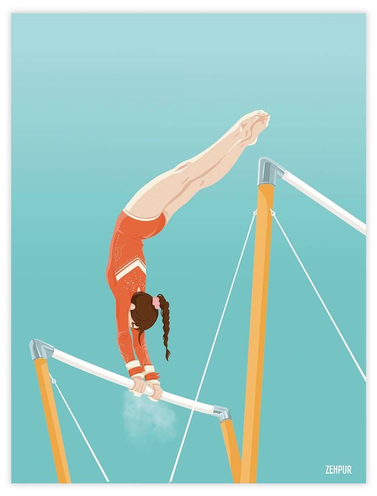 Poster - Gymnastics | sport poster - ZEHPUR