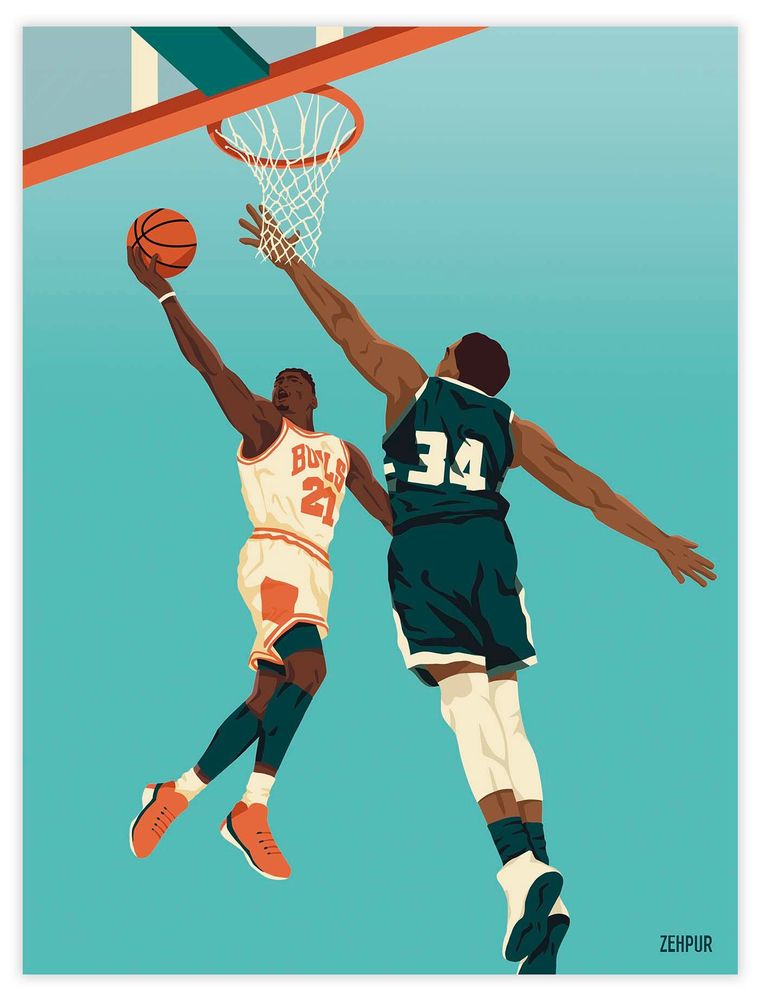 Affiches - Affiche basketball | sport - ZEHPUR