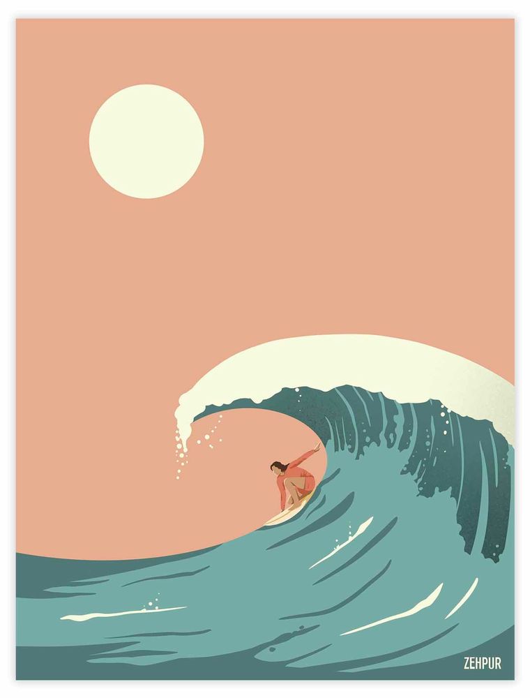 Affiches - Affiche surf | sport - ZEHPUR