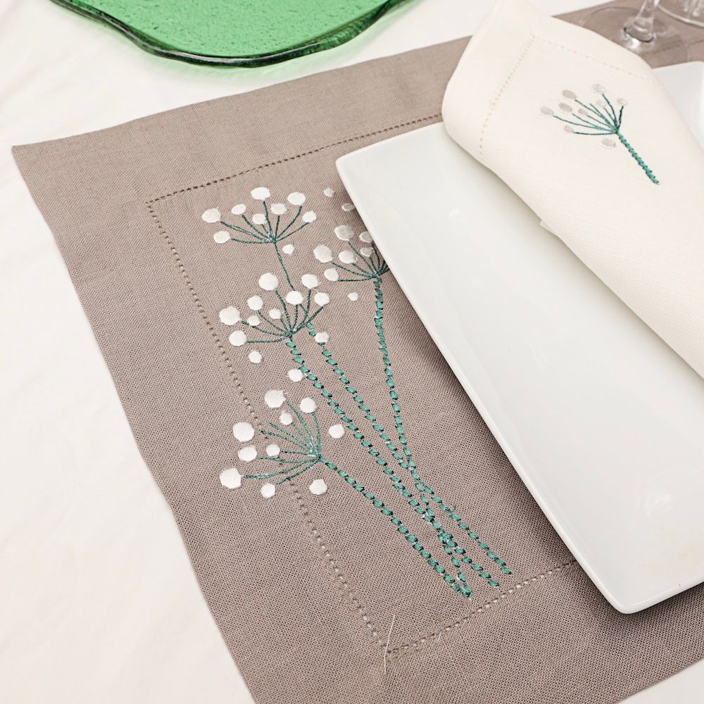 Placemats - Dots Flower Placemat set of 2 - HYA CONCEPT STORE