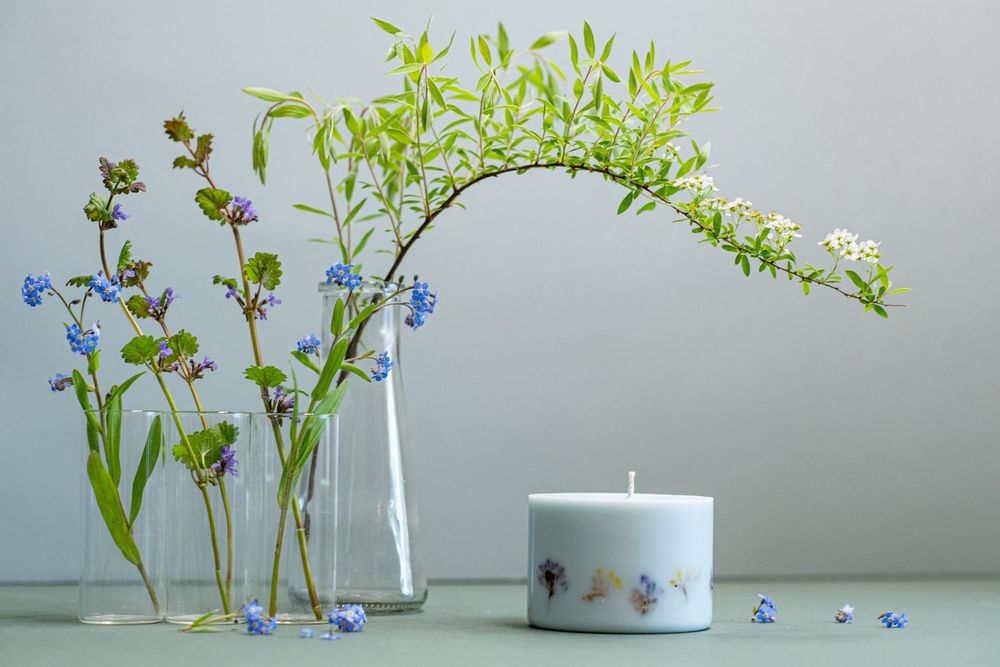 Candles - Candle with Eucalyptus Scent - TL CANDLES