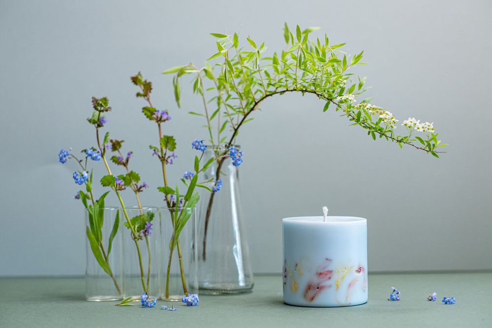 Candles - Candle with Eucalyptus Scent - TL CANDLES