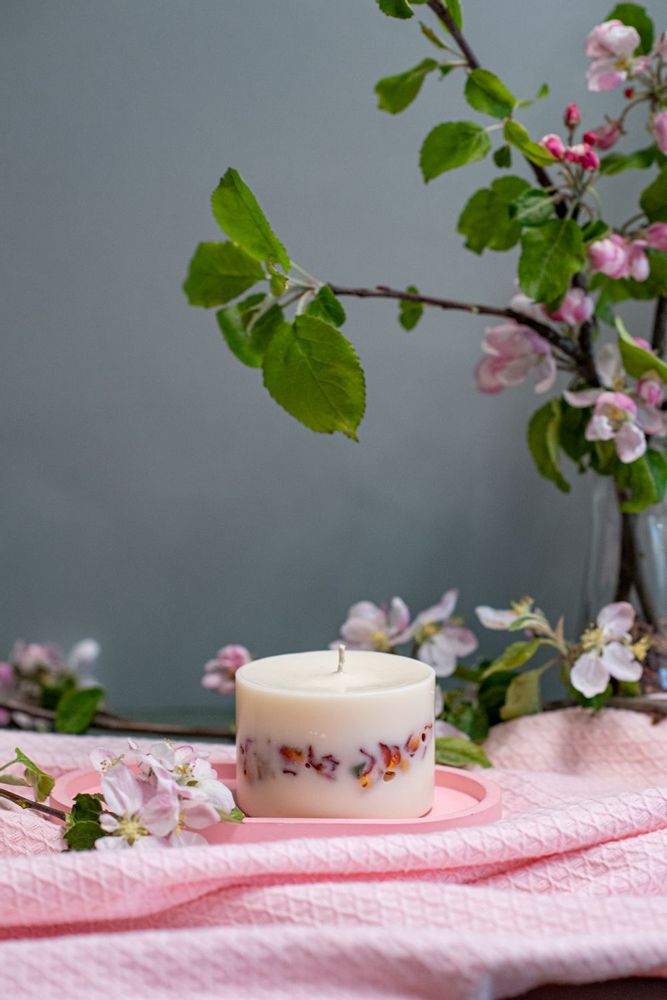 Candles - Candle with Rose Scent - TL CANDLES