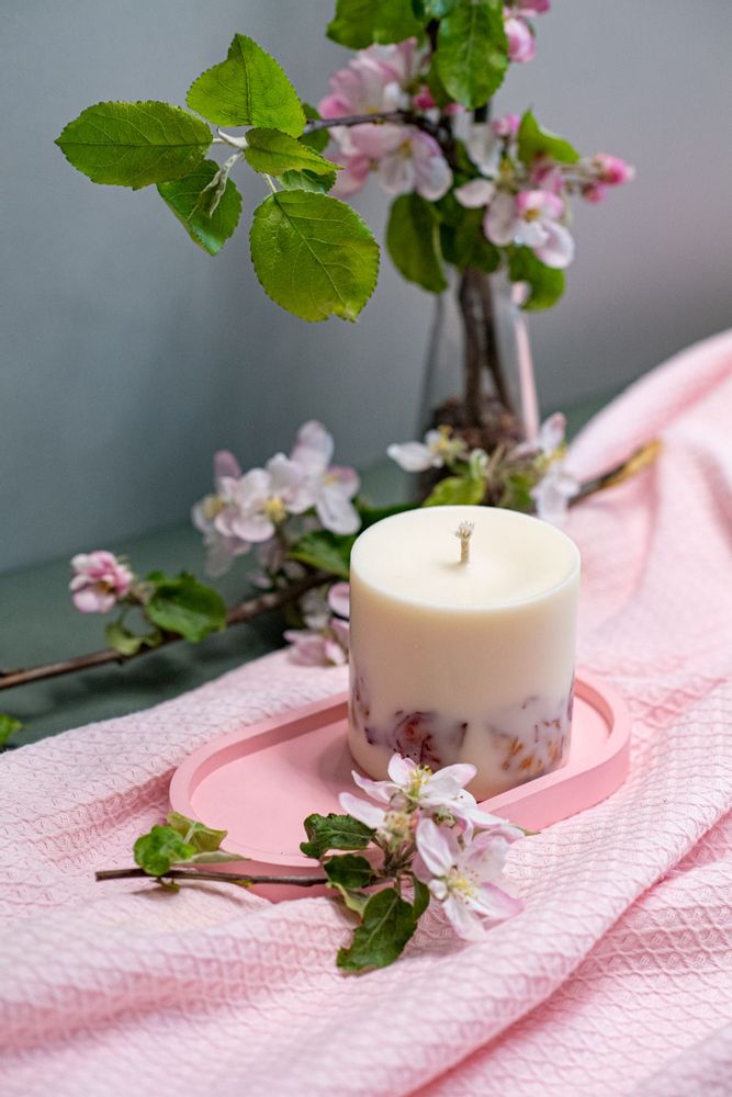 Candles - Candle with Rose Scent - TL CANDLES